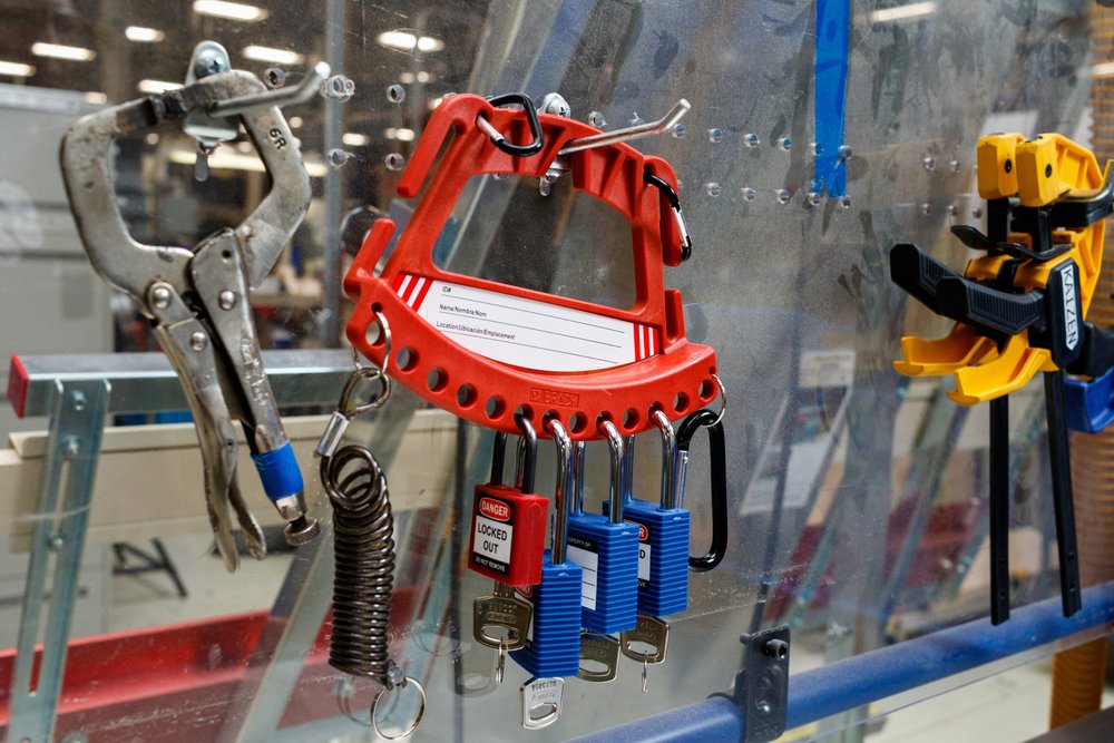 New, practical Safety Lock & Tag Carrier for Lockout/Tagout